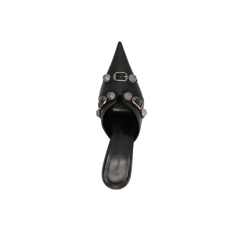 Balenciaga Cagole 80mm Mules 'Black' Women's-3