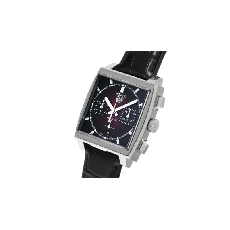 TAG HEUER Monaco Collection Automatic Mechanical Movement Men's Watch Purple Watch Dial CBL2118.FC6518-1