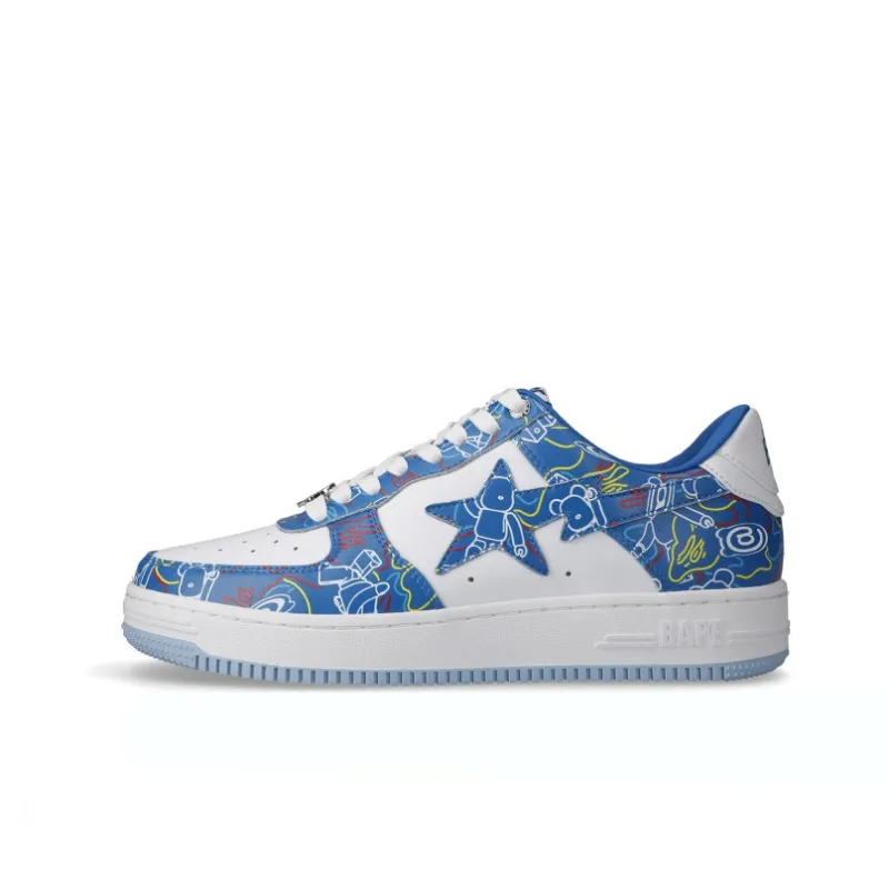 Medicom Toy x A BATHING APE Bape STA Stylish Skateboarding Shoes Men's-2