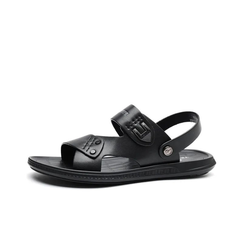 TRUMPPIPE Stylish Sandals Men's Black-1