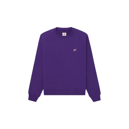 New Balance Made In USA Series Sweatshirts Unisex Purple