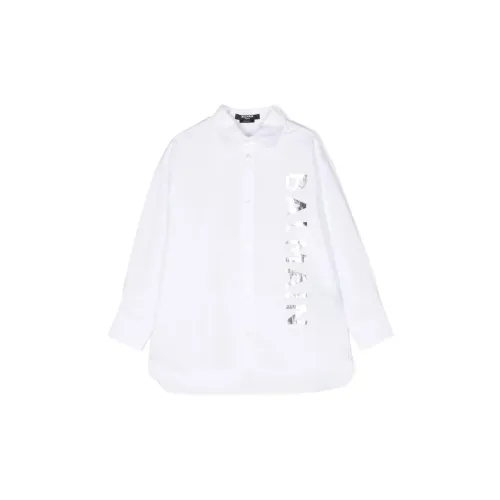 BALMAIN Shirts Kids White