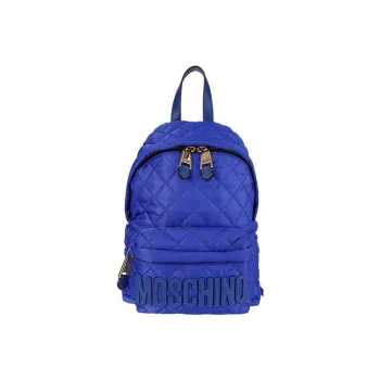MOSCHINO Polyamide Backpack Regular Unisex Blue