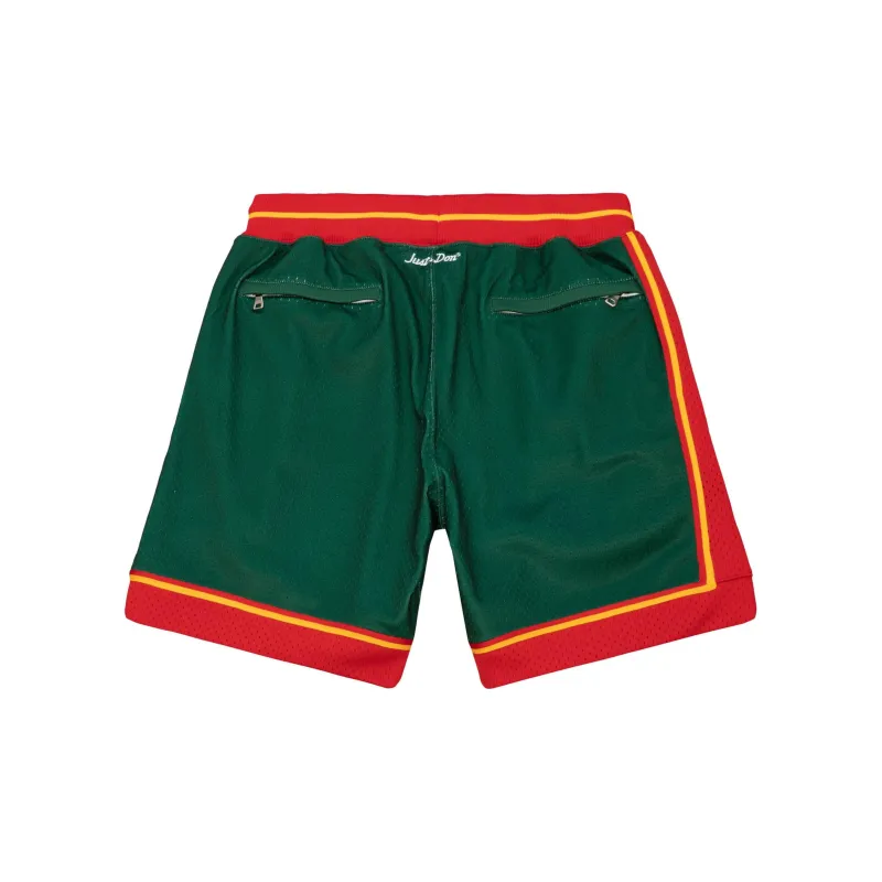Mitchell Ness Basketball Shorts Men Green-1