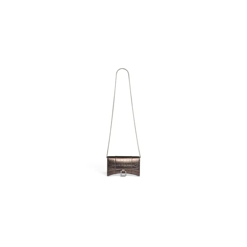 Balenciaga Hourglass Chained Wallet-4