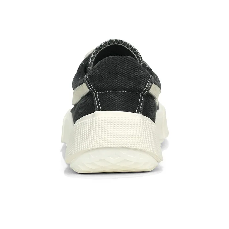 Warrior Sky Power Vintage Macaron Collection Low-Top Sports Casual Shoes Unisex Black Beige-3