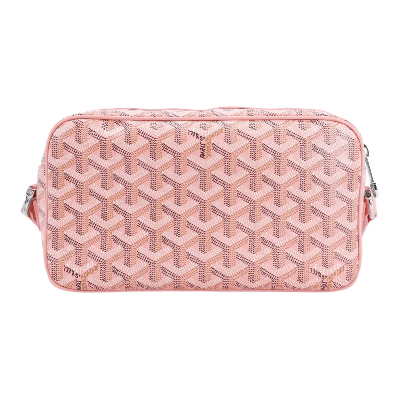 GOYARD Canvas With Calfskin Camera Bag Shoulder Bag Crossbody Bag Small Size Women's Pink-2