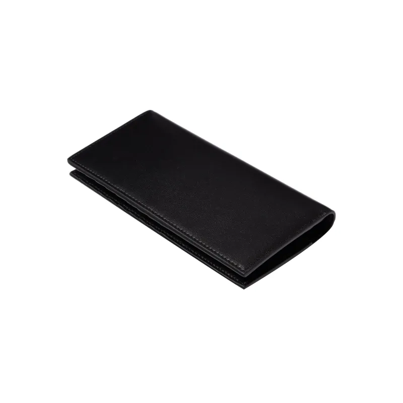 Valentino Calfskin Wallet Mini Men's Black-2
