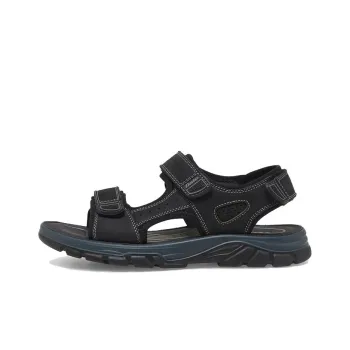 BATA Beach Sandals Men Black/Brown