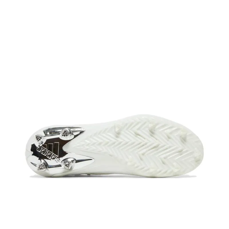 Adidas Adizero Primeknit Cleats 'White Silver Metallic'-4