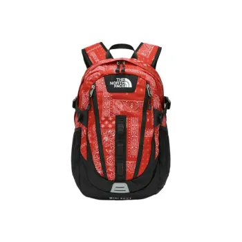 THE NORTH FACE Recycled Polyester Backpack Mini Unisex Red