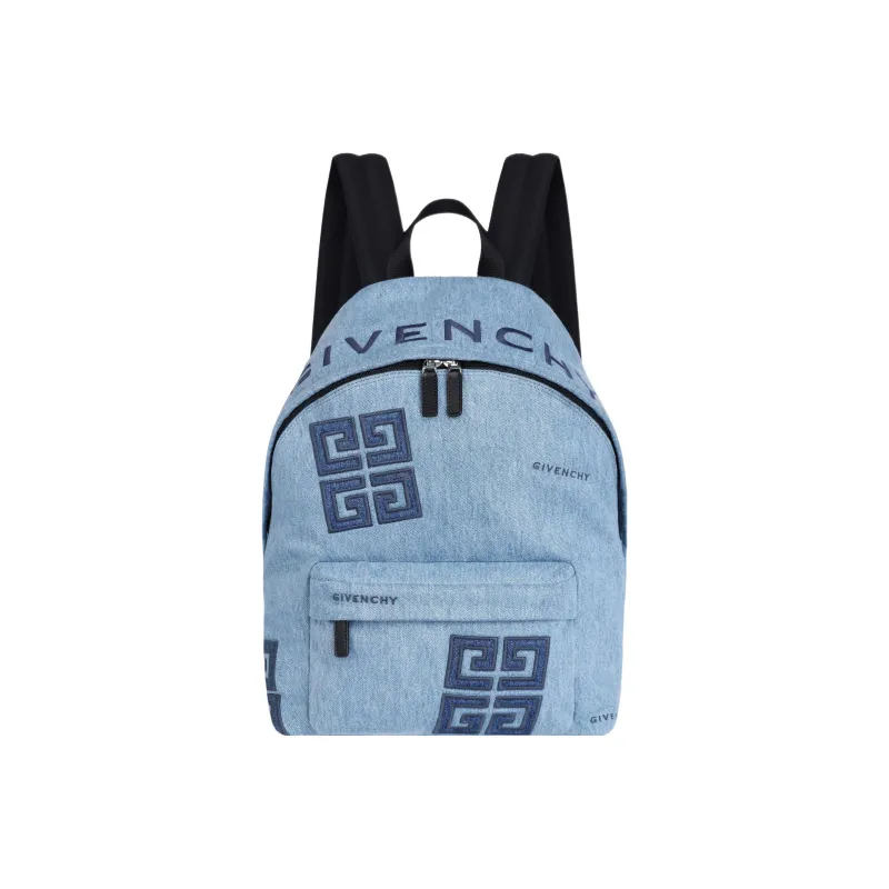 GIVENCHY Denim Backpack Regular Men's Light Blue-0