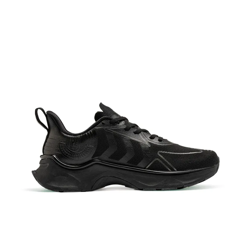 ONEMIX Armored Running Shoes Unisex Low Top Space Black-1