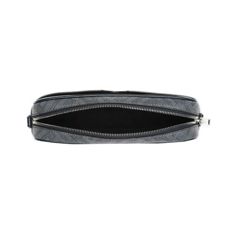 FENDI Leather Camera Bag, Crossbody Bag, Shoulder Bag Men's Gray-3