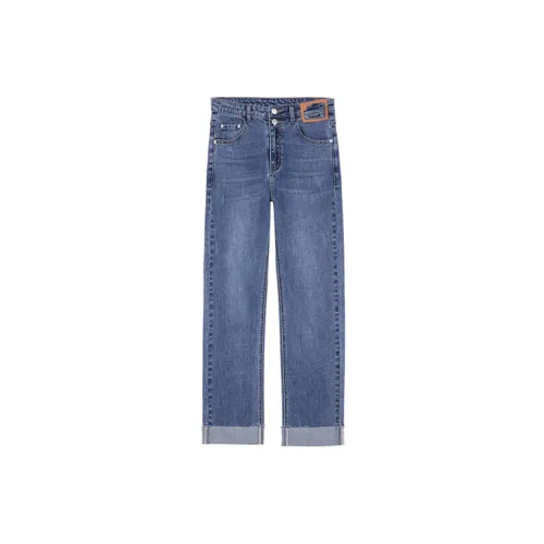 HIPPIEMISS Jeans Women's Blue 1/8 Scale