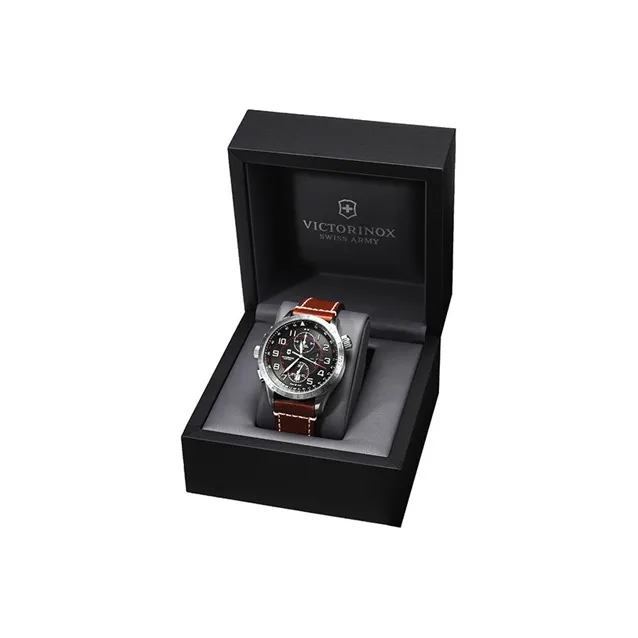 VICTORINOX Automatic Mechanical Movement Unisex Watch 45mm Black Dial 241710 Air Long Officer-3