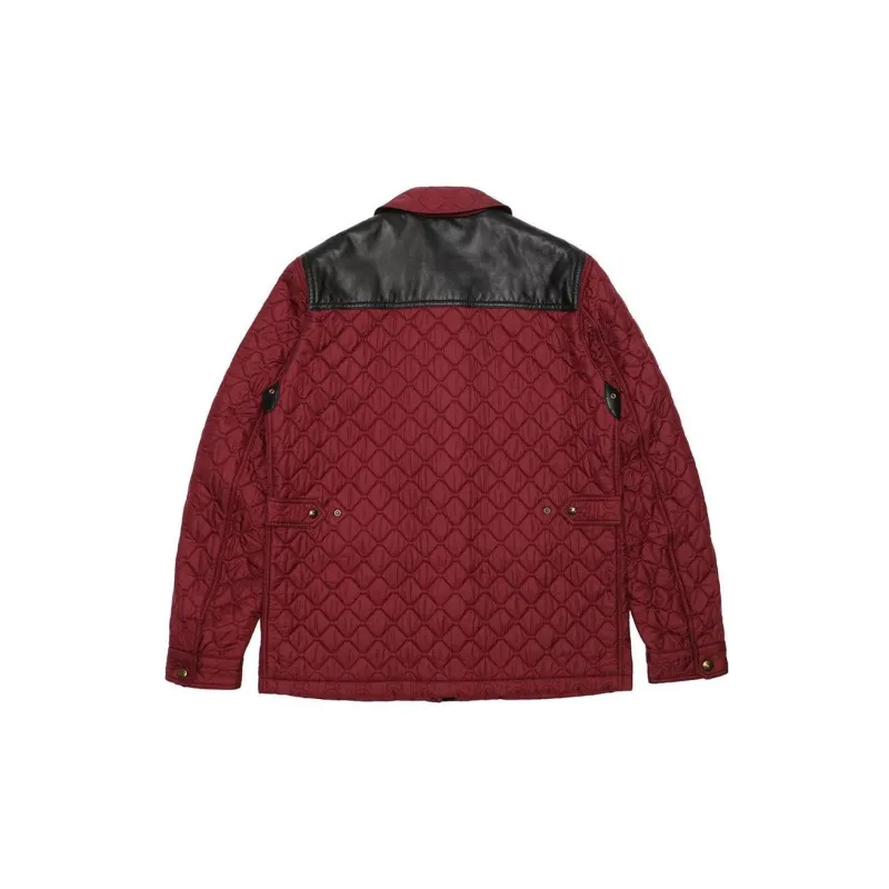 Burberry Jackets Men Red-1
