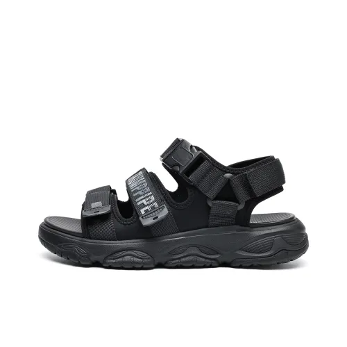 TRUMPPIPE Beach Sandals Men Black