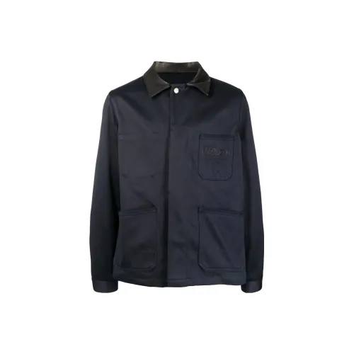 Alexander McQueen Jackets Men Marine Blue