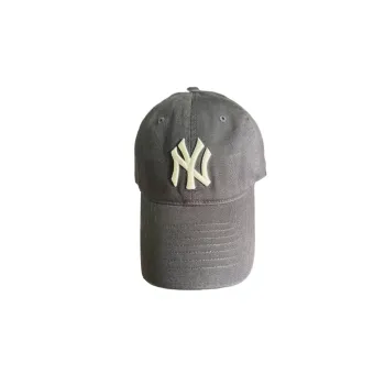MLB Cotton Baseball Caps Unisex Gray