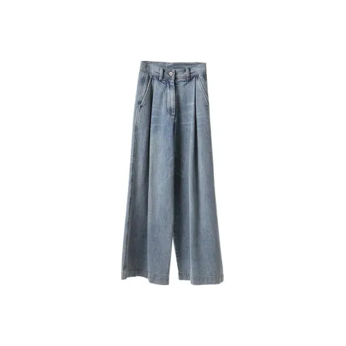 YUMOMO STAR Jeans Women's Denim Light Blue