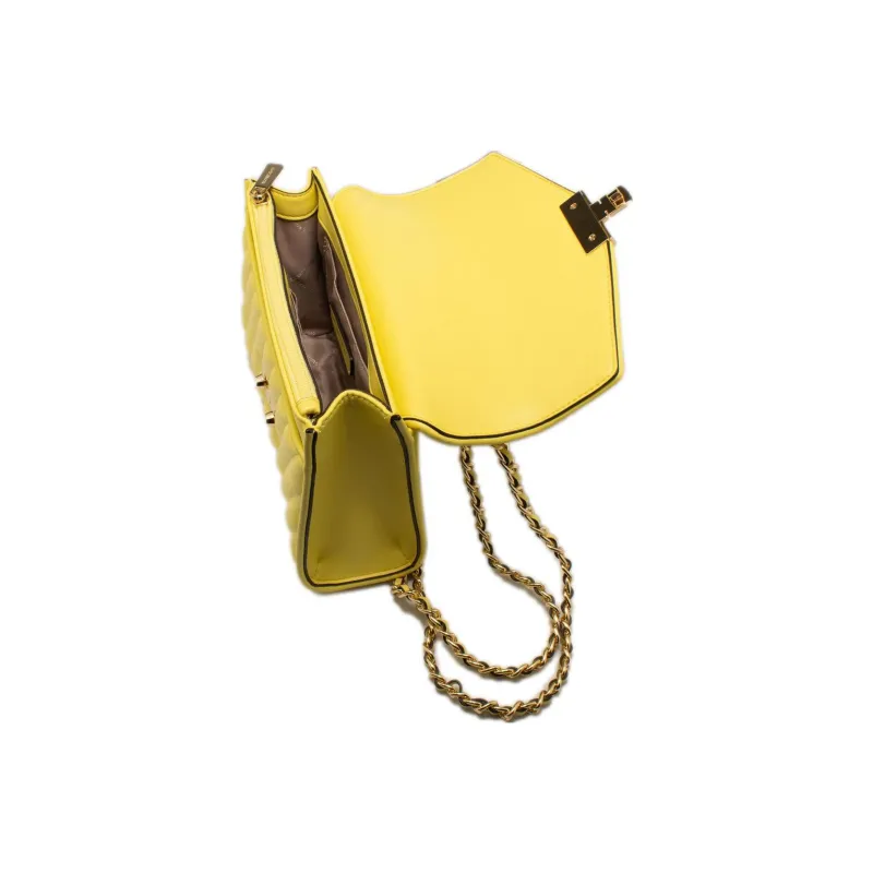 MICHAEL KORS Leather Handbag, Shoulder Bag, Crossbody Bag Small Size Women's Sunshine Yellow-1