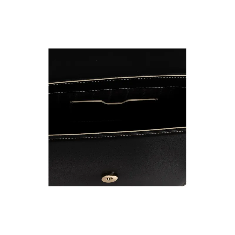 Vivienne Westwood Linda Calfskin Crossbody Bag, Shoulder Bag Women's Black Gold-4