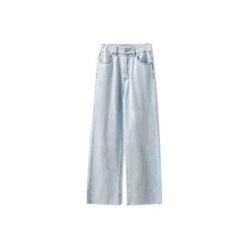 YUMOMO STAR Jeans Women's Light Blue