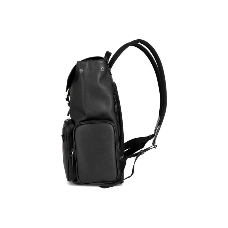 BALLY Recycled Nylon Backpack Large Size Men's Black-3