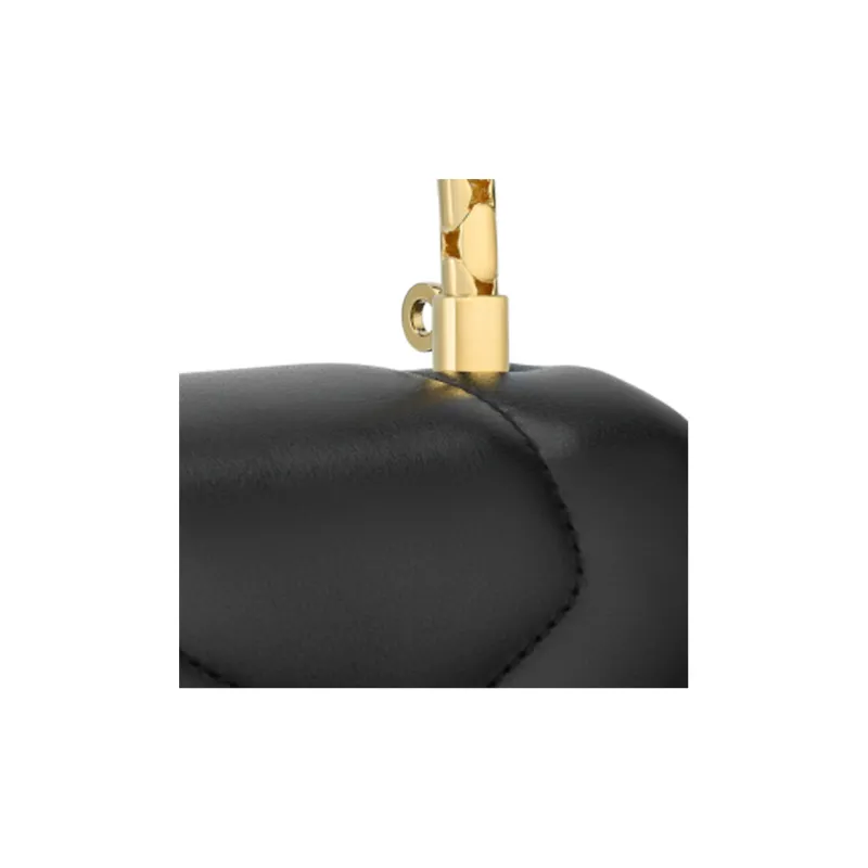 BVLGARI Serpenti Reverse Calfskin Shoulder Bag Crossbody Bag Handbag Mini Women's Black-5