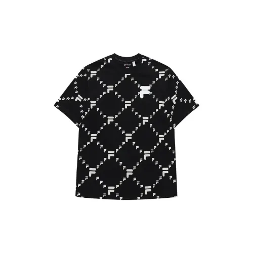 FILA FUSION QR T-Shirts Unisex Black