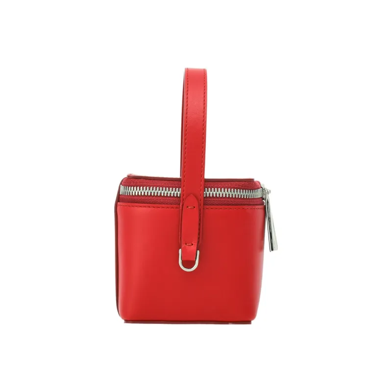 FERRAGAMO Cow Leather Coin Purse Mini Women's Red-1
