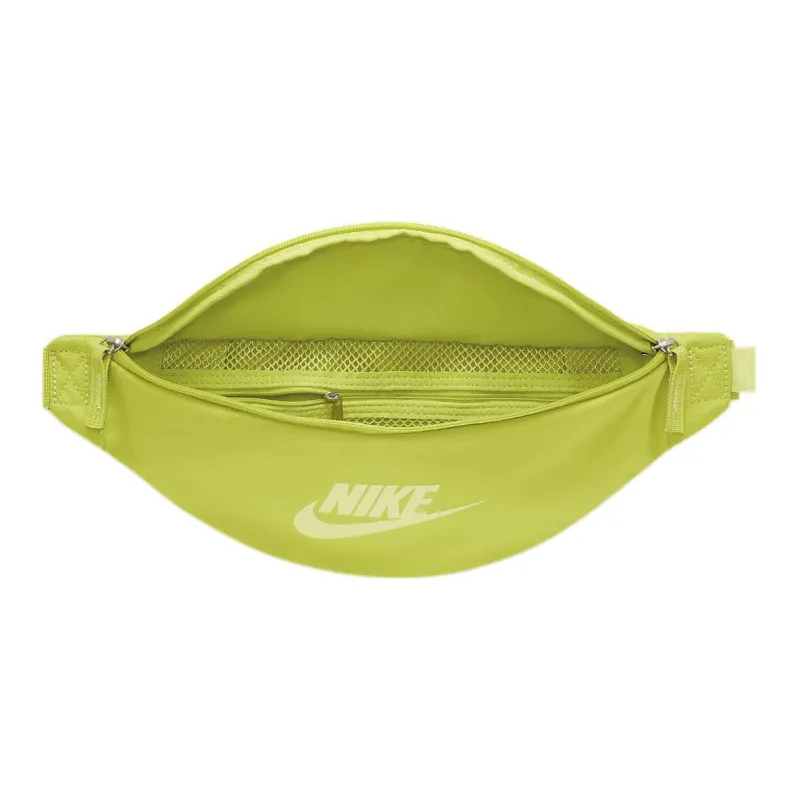 Nike Heritage Nylon One Shoulder Crossbody Bag Sling Bag Fanny Pack Regular Unisex Green-3