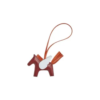 HERMES Hermès Rodéo Pendants Unisex Red