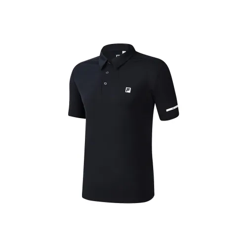 FILA Fitness Series Polo Shirts Men Royal Blue