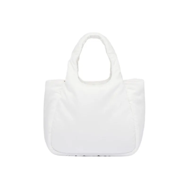 PRADA Re-Nylon Fabric Tote Bag Shopping Bag Handbag Small Size Women's White-1