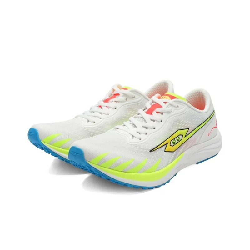 TANSHEZHE Dark Horse 2.0 Cushioning, Slip Resistant, Abrasion Resistant, Rebound Low Top Running Shoes Unisex White-2