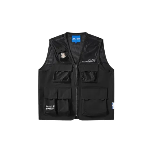 Peter Rabbit X FAIRWHALE Vests Men Pure Black