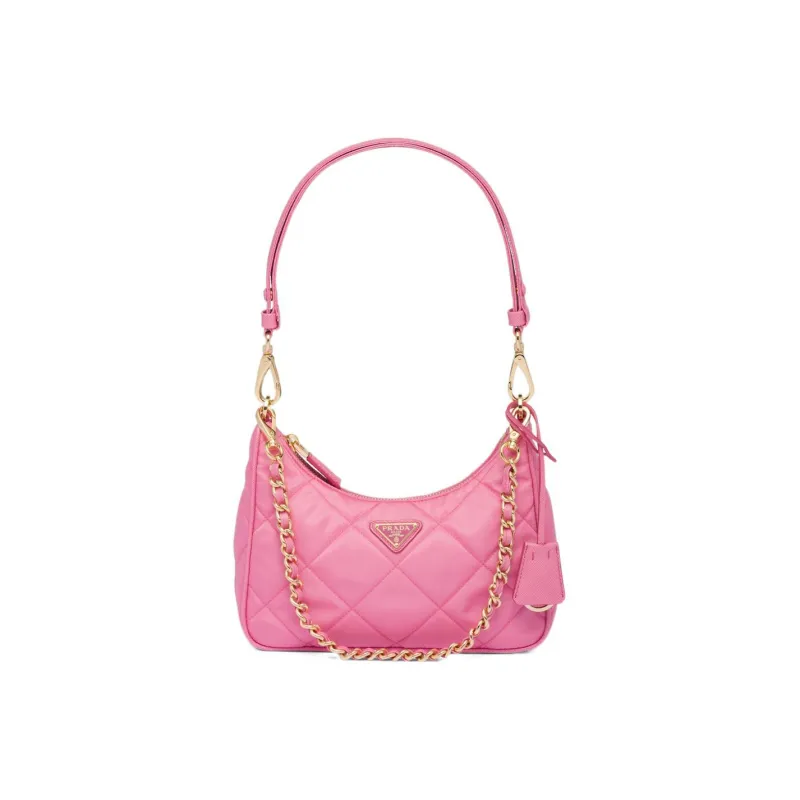 PRADA Fabric Handbag Shoulder Bag Regular Women's Pink-0