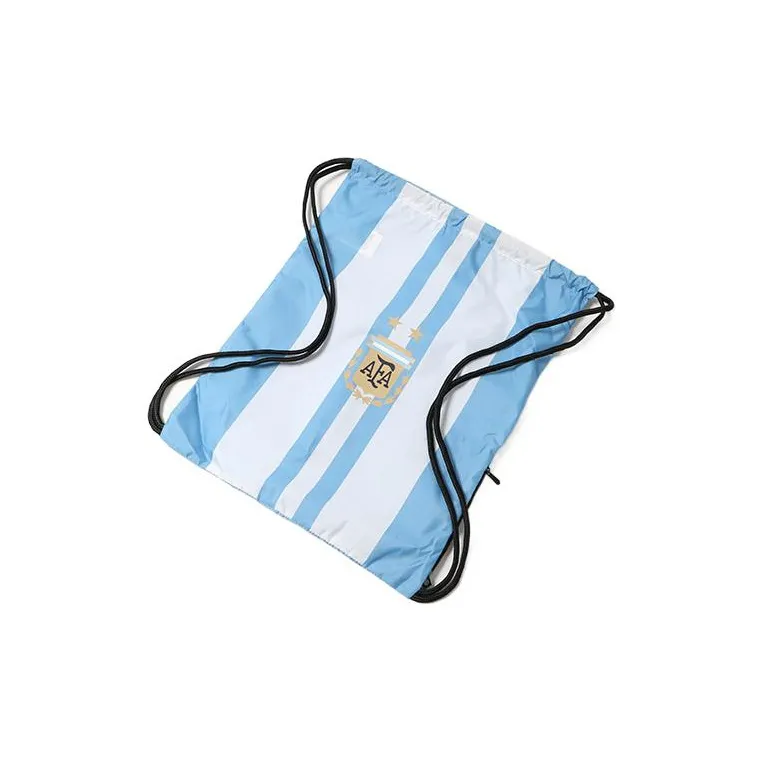 Adidas Argentina Polyester Gym Bag Medium Size Unisex Blue White-3