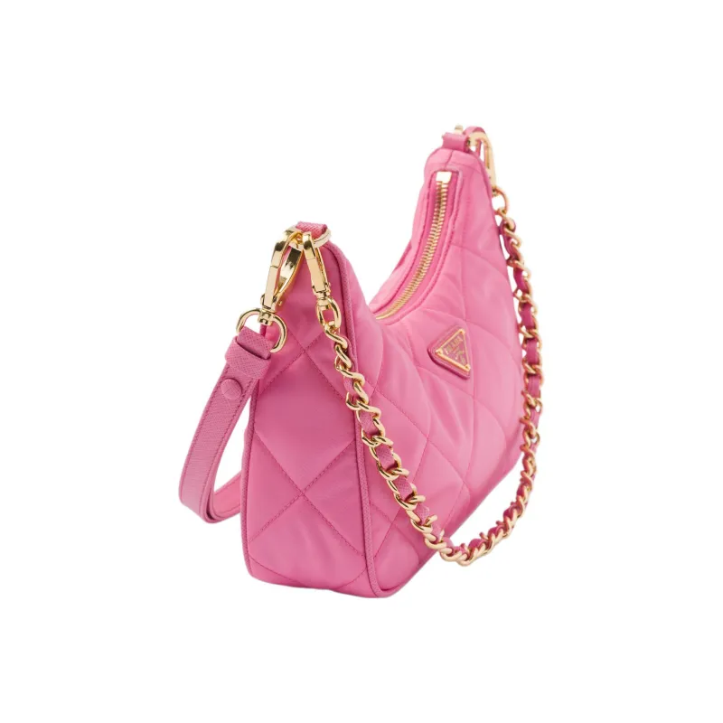 PRADA Fabric Handbag Shoulder Bag Regular Women's Pink-3