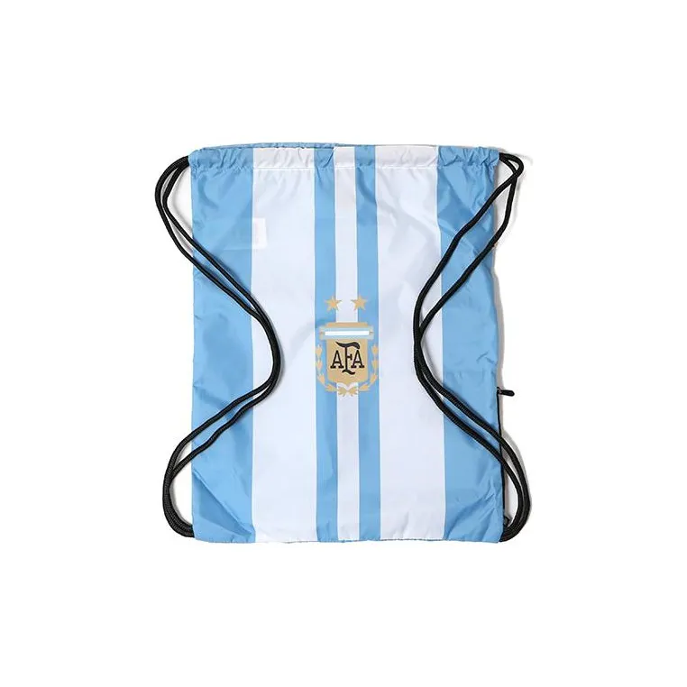Adidas Argentina Polyester Gym Bag Medium Size Unisex Blue White-2