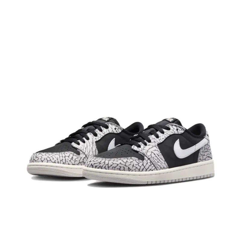 JORDAN 1 Retro Low Og Black Cement Women's-2