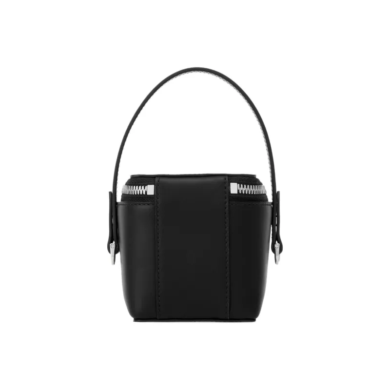 FERRAGAMO Cow Leather Coin Purse Mini Women's Black-2