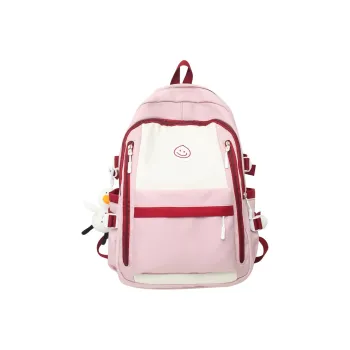 NOMK Nylon Canvas Computer Handheld Backpack Regular Unisex Multicolor