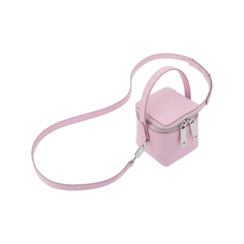FERRAGAMO Cow Leather Coin Purse Mini Women's Pink-3