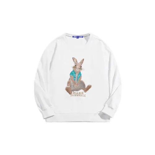 Peter Rabbit X FAIRWHALE Sweatshirts Men Bleached White