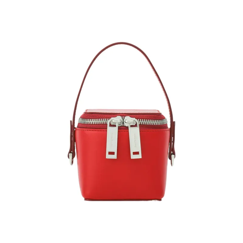 FERRAGAMO Cow Leather Coin Purse Mini Women's Red-0