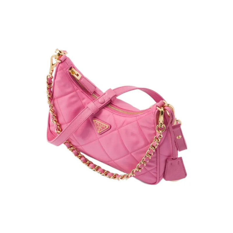 PRADA Fabric Handbag Shoulder Bag Regular Women's Pink-2