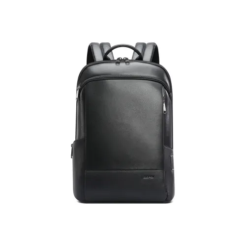 BOPAI Genuine Leather Laptop Backpack Regular Men's Yellow